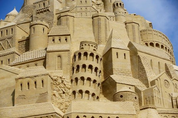 В Германии соорудили самый высокий песочный замок. В Германии соорудили самый 4
