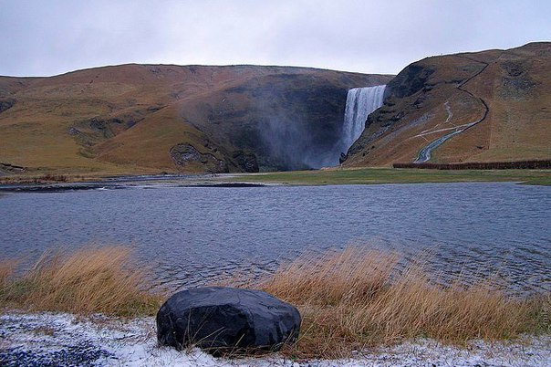 Водопад Скогафосс, Исландия. Водопад Скогафосс, Исландия 1