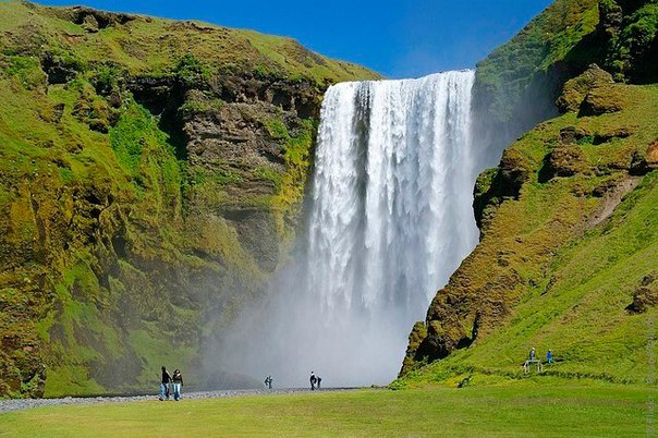 Водопад Скогафосс, Исландия. Водопад Скогафосс, Исландия 4