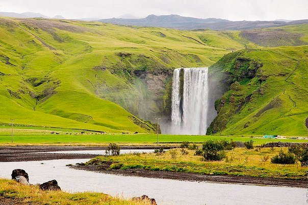 Водопад Скогафосс, Исландия. Водопад Скогафосс, Исландия 5