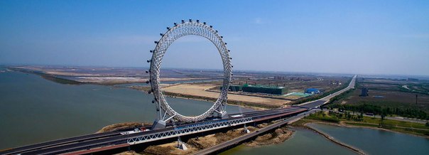 В Китае появилось безосевое колесо обозрения. В Китае появилось безосевое 5